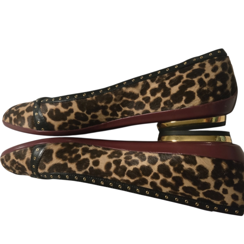 Salvatore Ferragamo Leopard Print Women's Flats - Picture 3 of 16